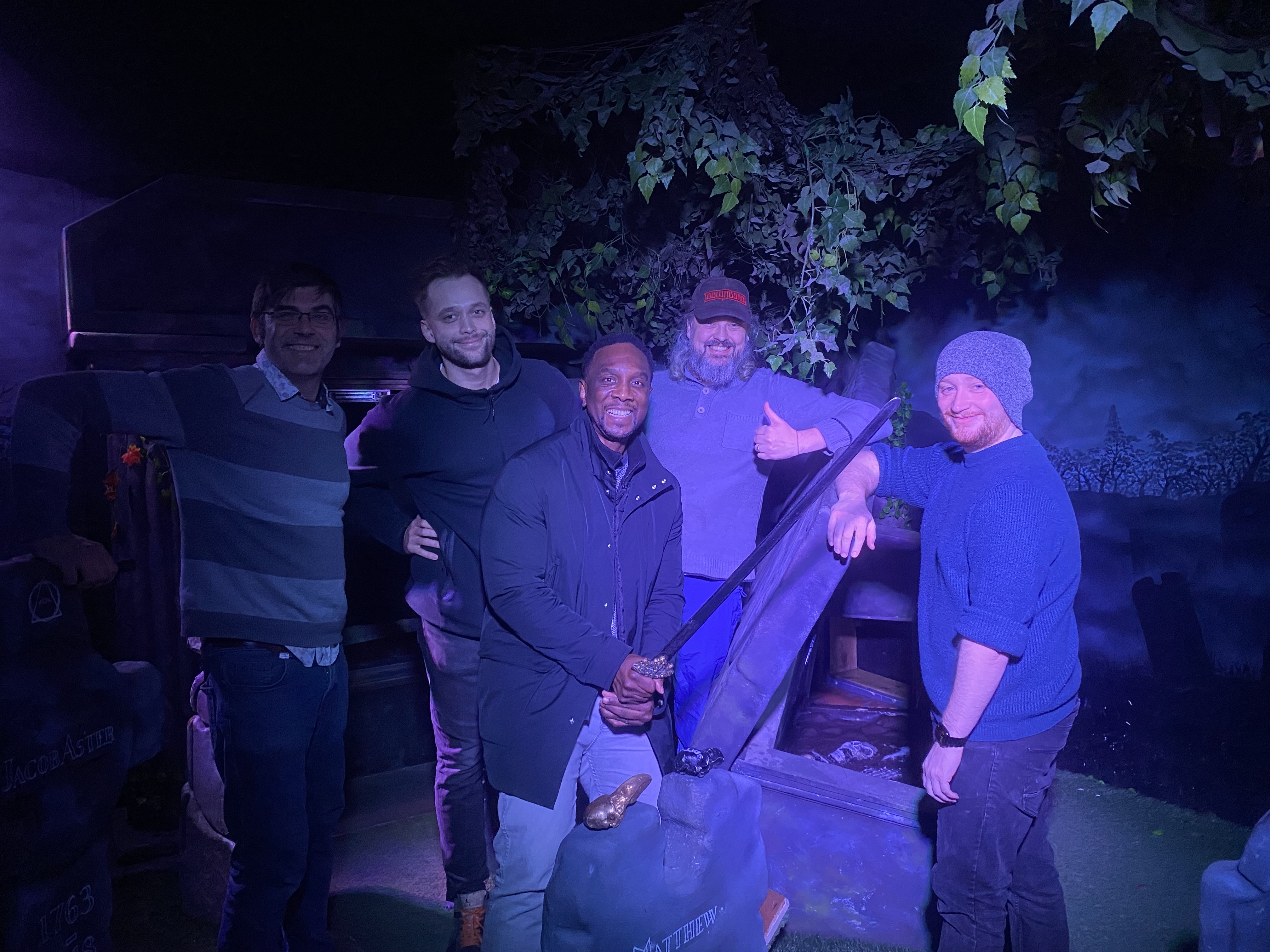Dwayne and colleagues at a team event