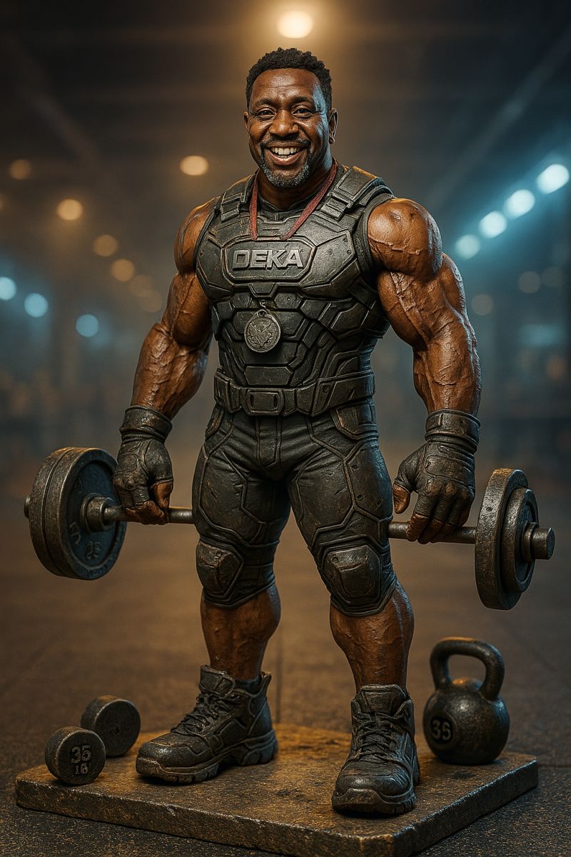 AI-generated portrait of Dwayne Codling